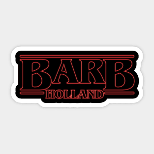 Barb Sticker